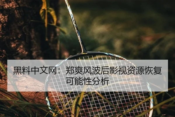 黑料中文网：郑爽风波后影视资源恢复可能性分析